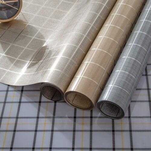 Europe pvc plastic tablecloth waterproof Heat resistant oil-proof coffee table mat party table decoration Plaid cover customize