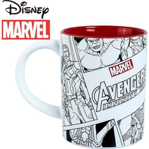 Disney Marvel Comics Retro Mug Creative Ceramic Mug Large Capacity Water Cup Coffee Cup