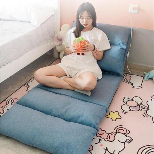 Lazy Sofa Tatami Small Folding Chair Bed Cushion Backrest Single Computer Balcony Bay Window Seat