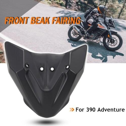 NEW For 390 Adventure ADV 2020 2021 Motorcycle Accessories Front Fender Mudguard Beak Cowl Guard Extension Wheel Cover Fairing