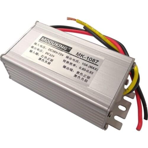 DCDC DC Step-down Power Supply 36V48V72V96V120V to 12V10A20A Car Home DC Power Supply