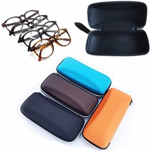 Portable Reading Eyeglasses Case Hard Zipper Sunglasses Box Travel Pack Fashion Glasses Bag Eyewear Cases Bags Accessories