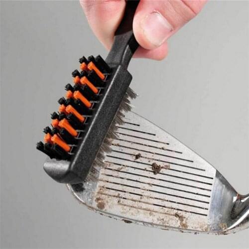 Plastic Practical All-in-one Golf Cleaning Brush Fluffy Golf Club Dirt Remover Ergonomic Design for Spikes