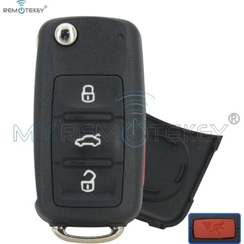 Remtekey 5K0 837 202 AE car key shell for VW Volkswagen Beetle Golf Jetta Passat car remote key case cover 2014 2015 2016