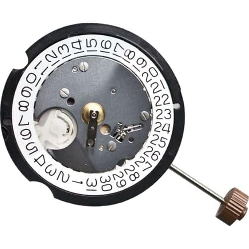 Switzerland new rhonda 505 movement three pin single calendar quartz movement without battery