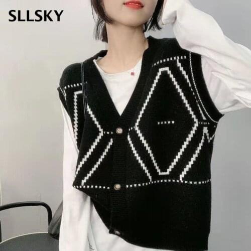 SLLSKY Women's Vests-cardigans