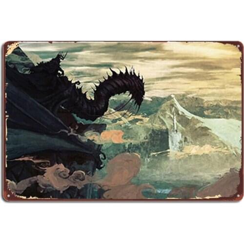 Dark Rider 4 Metal Signs Cinema Living Room Cave pub Printing Mural Painting Tin sign Posters