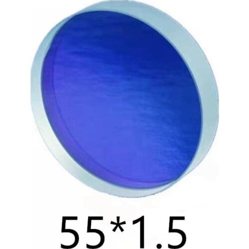 Fiber laser protection lens 55*1.5 mm welding machine double-sided coating German TRUMPF high-power imported quartz