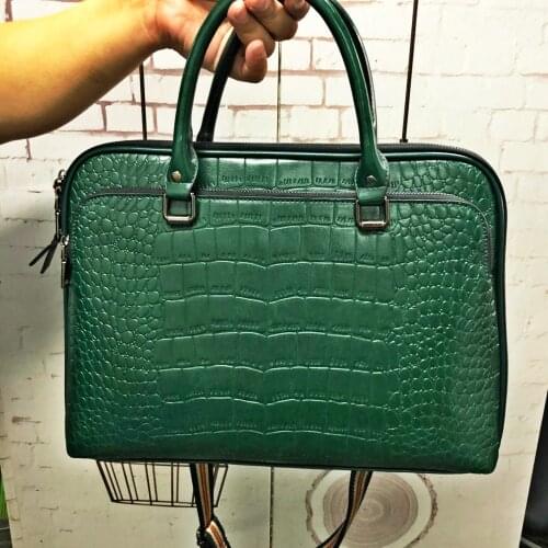 High Quality Women Commuting Work Office Briefcase Ladies Bag 2021 New Womens Leather Shoulder Bags for 14.6" Computer Handbags