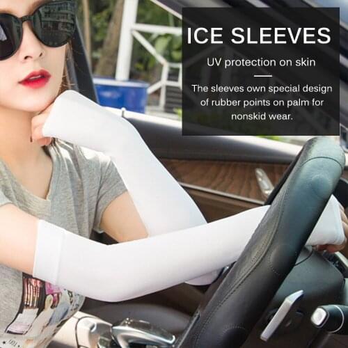 1 Pairs Arm Sleeves Sport Cycling Running Bicycle UV Sun Protection Cuff Cover Protective Arm Sleeve Bike Arm Warmers Sleeves