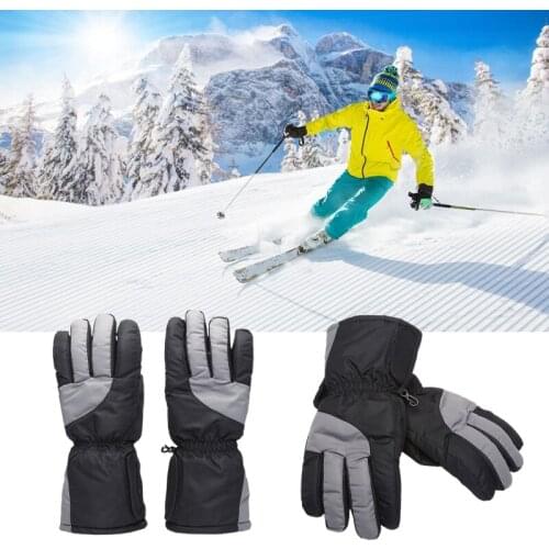 1Pair Battery Powered Electric Heated Winter Warm Gloves Ski Cycling Snow Mitten