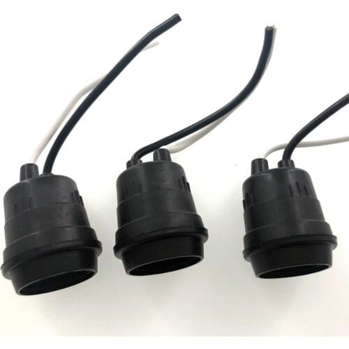 1PCS E27 Plastic Holder Base Screw Light Bulb Lamp Socket Retardant Durable Material Safe High Quality