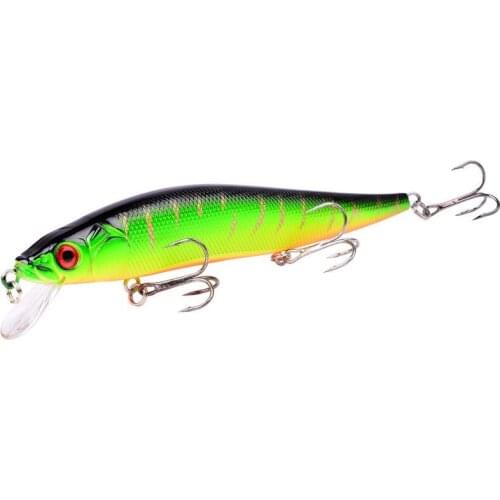 1Pcs Fishing Lures Minnow Wobbler Floating 3D Eyes 14cm 23g Bass Trolling Artificial Hard Bait Crankbait Carp Fishing Tackle