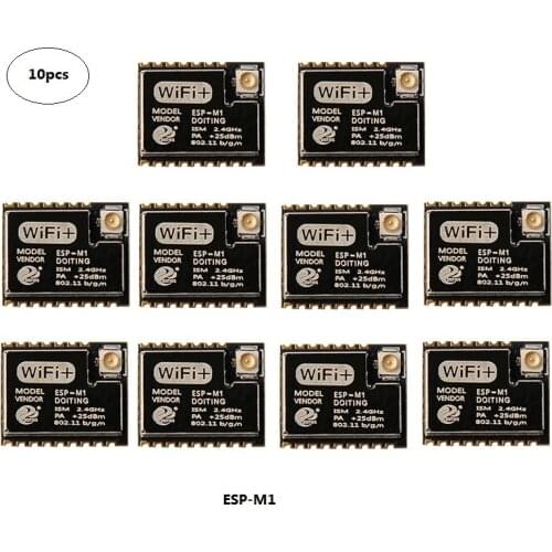 10pcs/pack ESP-M1 Wireless WiFi Module ESP8285 Module is Compatible with ESP8266/FCC/CE Certification,Contains an Antenna or not