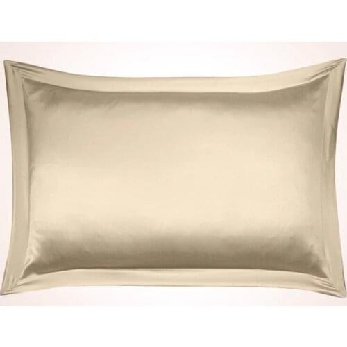 100% Mulberry Silk 16mm Double Silk Pillowcases White Champagne Pink Purple Blue Colors 48 X 74 cm Ordinary Type 2 Pieces MS04