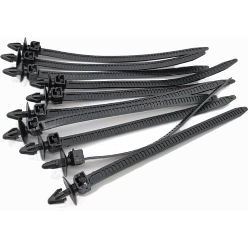 100PCS Car Cable Wire Tie Fastening Ties Clip Strap Retainer Auto Fastener Organizer Accessories