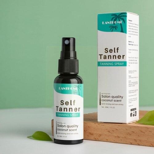 50ml Sunless Tanning Self Tan Organic Tanner Long Lasting Lotion Body Bronzer Natural Spray Spray Foundation Nourishing S6K5