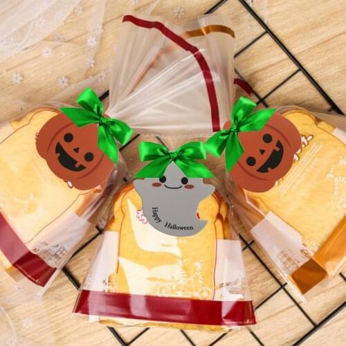 50pcs Halloween Pumpkin Ghost Candy Box Decoration Tags Gift Tags Wedding Party Paper Hang Tags Price Label Hang Tag Cards
