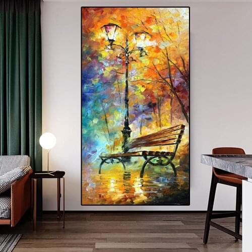 Abstract Oil Painting Iron Tower Poster Canvas Print Wall Art Picture For Living Room Home Decor Wall Decoration Frameless