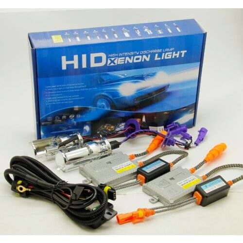Fast bright H4 Mini Projector Lens Hi/lo Beam Car HID Headlight 55W 8000LM 6000K 12V