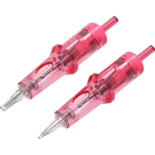 CHUSE Cartridge Tattoo Needles Round Linder Disposable Sterilized Safety Tattoo Needle for Cartridge Machines Grips