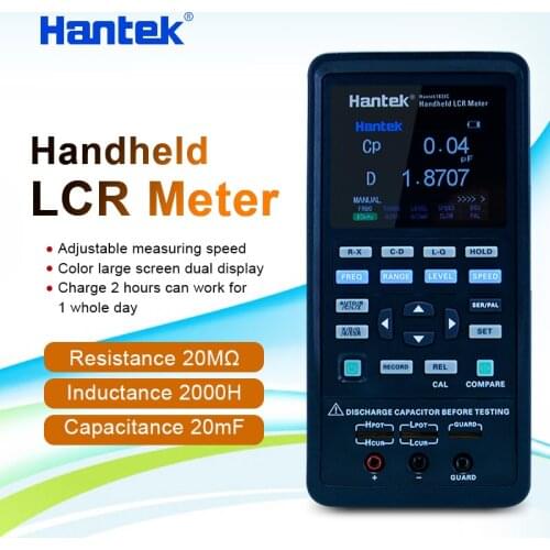 Hantek1832C/Hantek1833C Digital LCR Meter Portable Handeld Inductance Capacitance Resistance Measurement Tester Tools