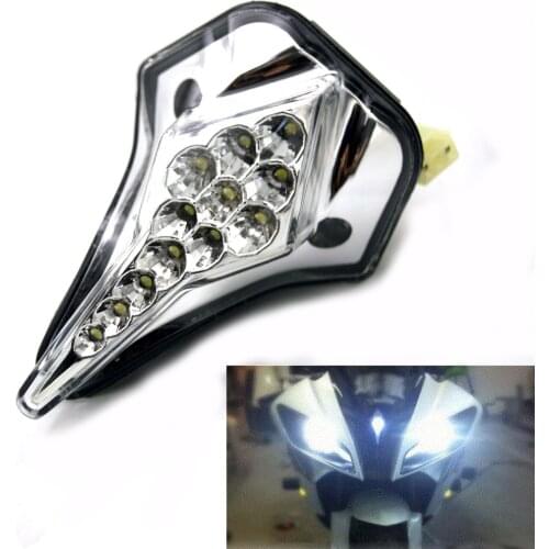 For YAMAHA YZF R6 YZF-R6 YZFR6 2008-2012 Motorcycle Accessories Front Center Marker LED Pilot Light