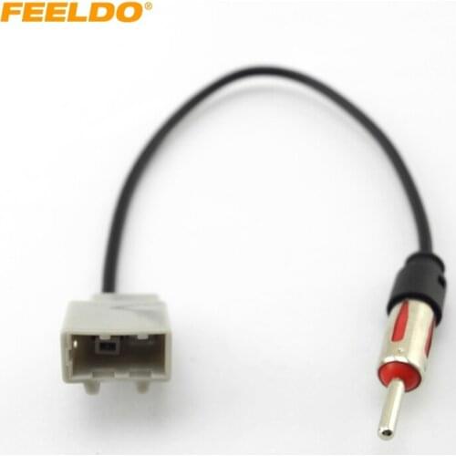 FEELDO 1Pc Car Aftermarket Audio Radio Antenna Adapter Plug Cable for Hyundai KIA Audio Accessories Adaptor#2245