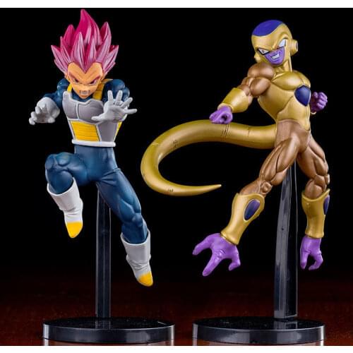 Dragon Ball Super Vegeta Gold Frieza Action Figure Dragon Ball Z Goku Vegeta Figura Collectible Figurines Toy