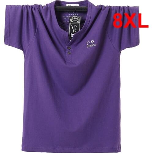 Big Size T-shirt Men Plus Size 5XL 6XL 7XL 8XL Summer Short Sleeves Oversized T Shirt Cotton Male Large Tops Tees Elastic Force