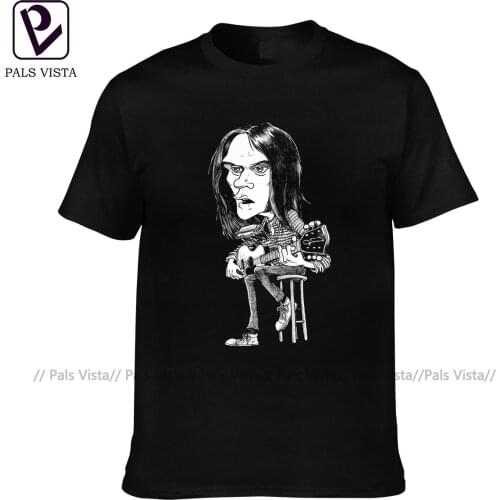 Neil Young T Shirt Male Casual 100 Cotton Print Tee Shirt Short Sleeve Streetwear T-Shirt 4xl