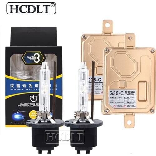 HCDLT 35W HeartRay H1 H7 H11 HB3 HB4 9012 D2H Xenon Canbus HID Kit 4500K 5500K 6500K Car Light Bulb Lamp 35W Canbus HID Ballast