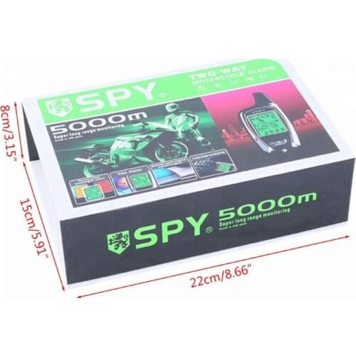 B36B 12V Motor Remote Control Kit Anti-theft Alarm Systems with LCD Display All Purpose Suitable for Motorcycle