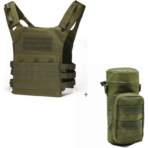 Tactical Gear JPC Vest Kit Hunting Carrier Ammo Chest Rig Vest with EDC Pouch Molle Mag Pouches Airsoft Paintball Outdoor Protec