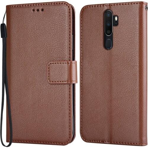A9 2020 Case Flip Leather Case on For OPPO A5 A9 2020 Wallet Cover on For OPPO A5 2020 Back Case Etui