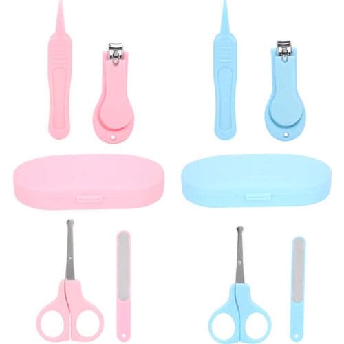 Nail Cutter Nail Clipper Newborn Baby Baby Nail Care Kit Nail Clipper Tweezers Manicure Set for Infant Cuticle Nippers