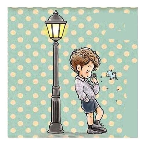 Boy Transparent Clear Pattern Stamps For DIY Scrapbooking/Card Making/Kids Christmas Fun Decoration Suppliestampons