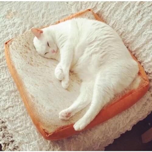 Cute Toast Design Pillow Chair Seat Cushion Floor Pillow 3D Pillow Back Cushion Floor Pillow Fried Egg Donut Pillow
