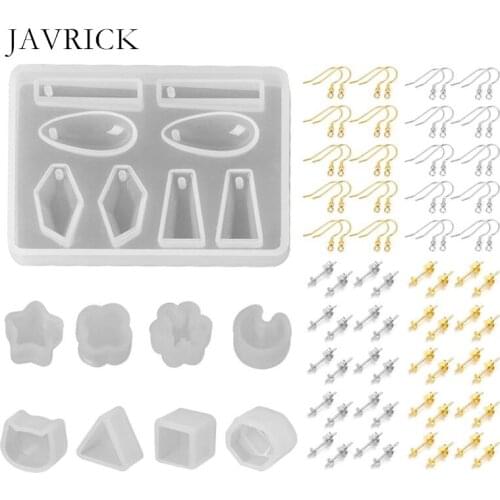 Earrings Epoxy Mold Set DIY Stud Earring Material Ear Hook Needles Craft Tool DIY Earring Accessories Jewelry Making