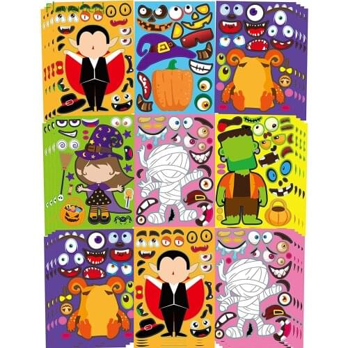 Halloween Party Games Stickers Make Your Own Halloween Stickers Halloween Activities Stickers for Kids Halloween Party Favors