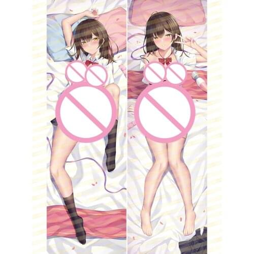 Original Hige wo Soru. Soshite Joshikousei wo Hirou Ogiwara Sayu Dakimakura Body Pillow Case Japanese Anime Pillow Cover