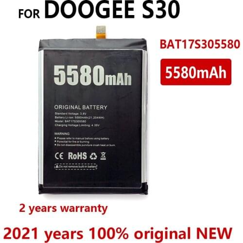 Genuine New Batteria 5580mAh For Doogee S30 Battery Phone Replacement Battery For Doogee S30 BAT17S305580 with Tracking number