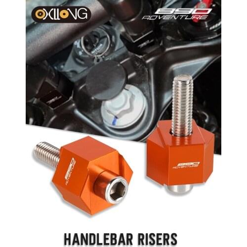 Fit For 890 Adventure R 2020 2021 Handlebar Bar Mount Riser CNC Billet Aluminum 890 ADV/R Handlebar Risers Motorbike Accessories