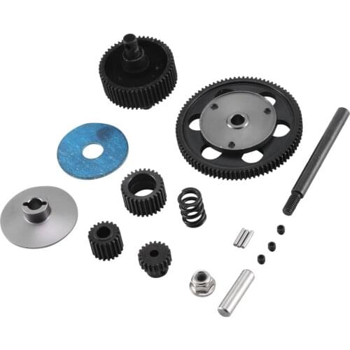 Complete Set Hardened Steel Transmission Gears With Motor Gear For Axial 1/10 RC Crawler Car SCX10 Gearbox