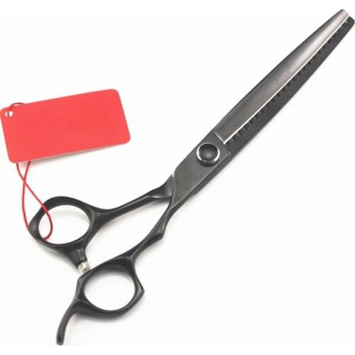 Professional Japan 7.5 inch Reverse Teeth Pet dog grooming hair scissors Thinning Barber haircut shears Hairdressing Scissors