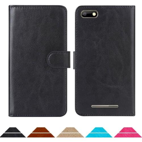 Luxury Wallet Case For Micromax Bolt Q352 PU Leather Retro Flip Cover Magnetic Fashion Cases Strap