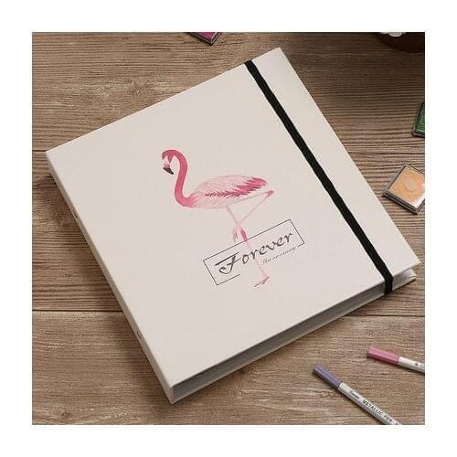 Laminating film diy album pu leather surface handmade paste album self-adhesive creative couple commemorative birthday gift