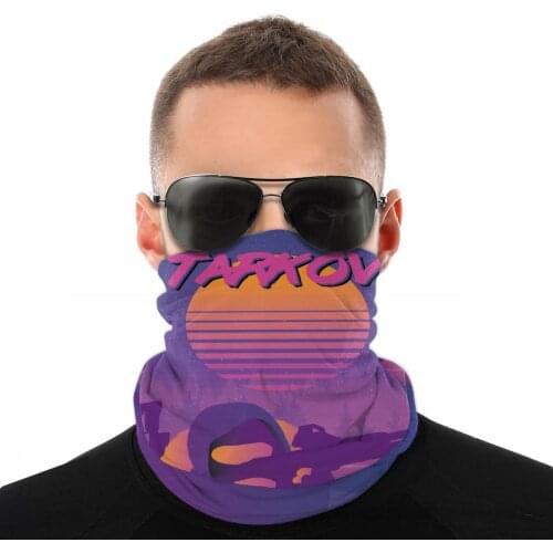 Tarkov Scarf Neck Face Mask Men Women Halloween Tube Scarf Seamless Bandanas Versatility Headwear Biking Hiking