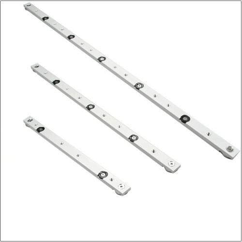 Aluminum Alloy T-Tracks with Scale and Miter Track Stop and T- Slot Miter Bar Track Router Table Saw Woodworking Workbench DIY