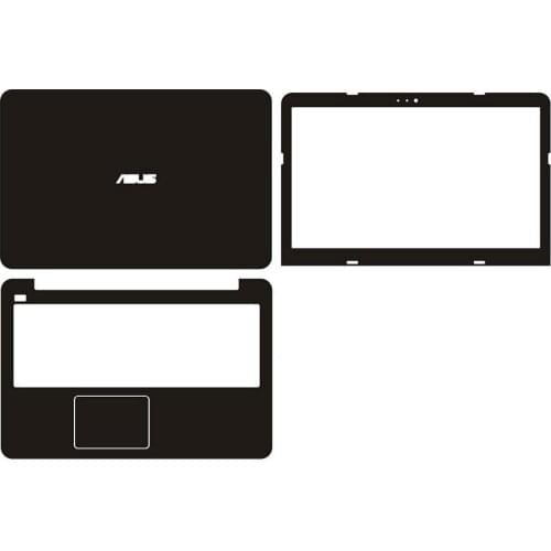Laptop Leather/Carbon fiber Vinyl Skin Sticker Cover Protection For ASUS X556 X556UA X556UV X556UQ X556UR X556UB X556U 15.6"